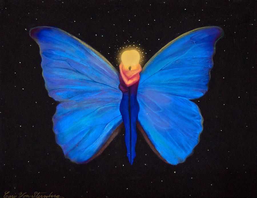 Butterfly Painting - Soulmates by Cari Von Sternberg