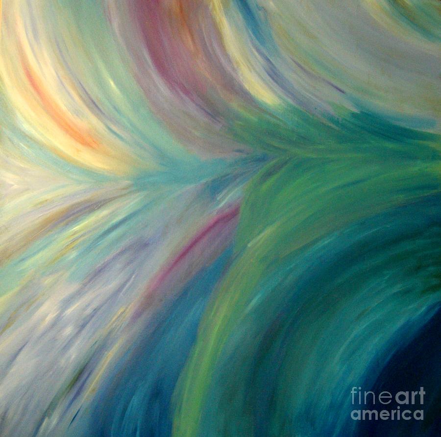 Souls Laughter - Heaven Series Painting by Tracy Evans