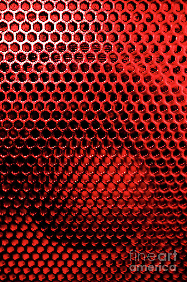 Sound and Vision Red Photograph by Eddie Barron