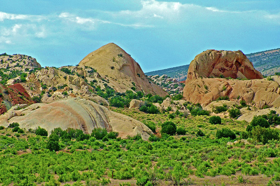 Sound of Silence Trail on Tour of the Tilted Rocks in Dinosaur National Monument, Utah Photograph by Ruth Hager