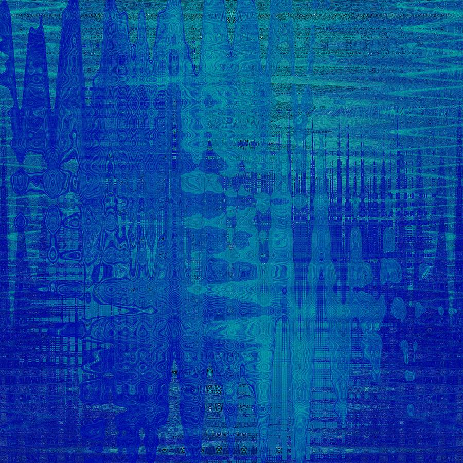 Sounds of Blue Digital Art by Stephanie Grant