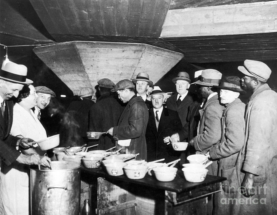 Soup Kitchen 1931 Photograph By Granger   Soup Kitchen 1931 Granger 