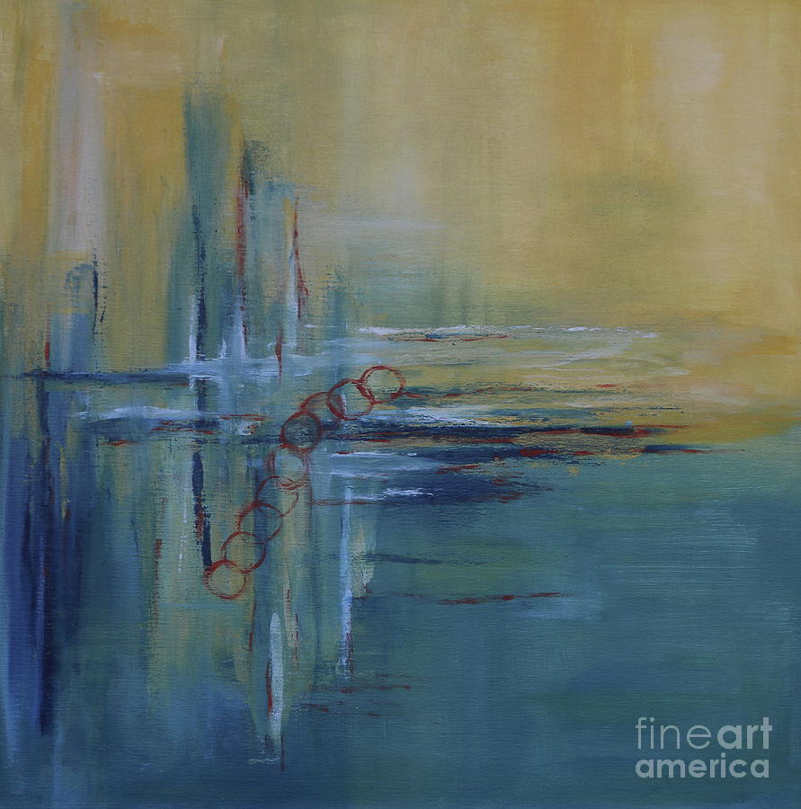 Abstract Painting - Source Of Life - SOLD by Christiane Schulze Art And Photography