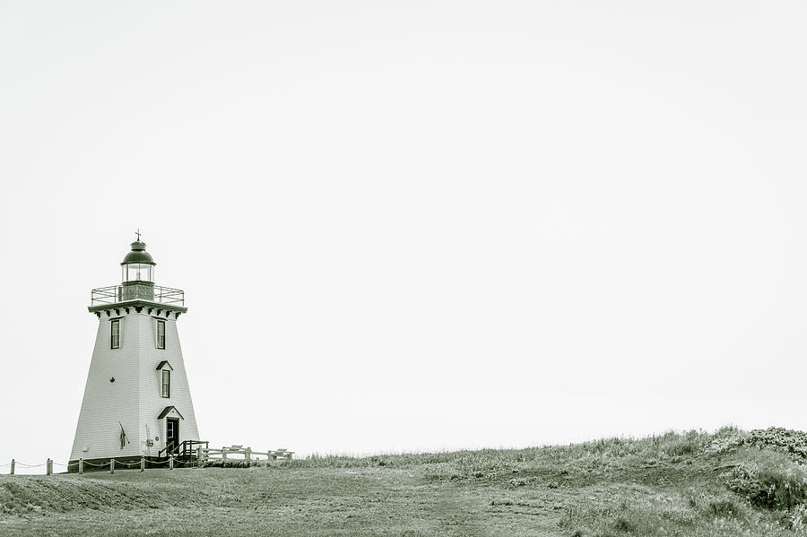 Souris East Lighthouse Photograph by Chris Bordeleau