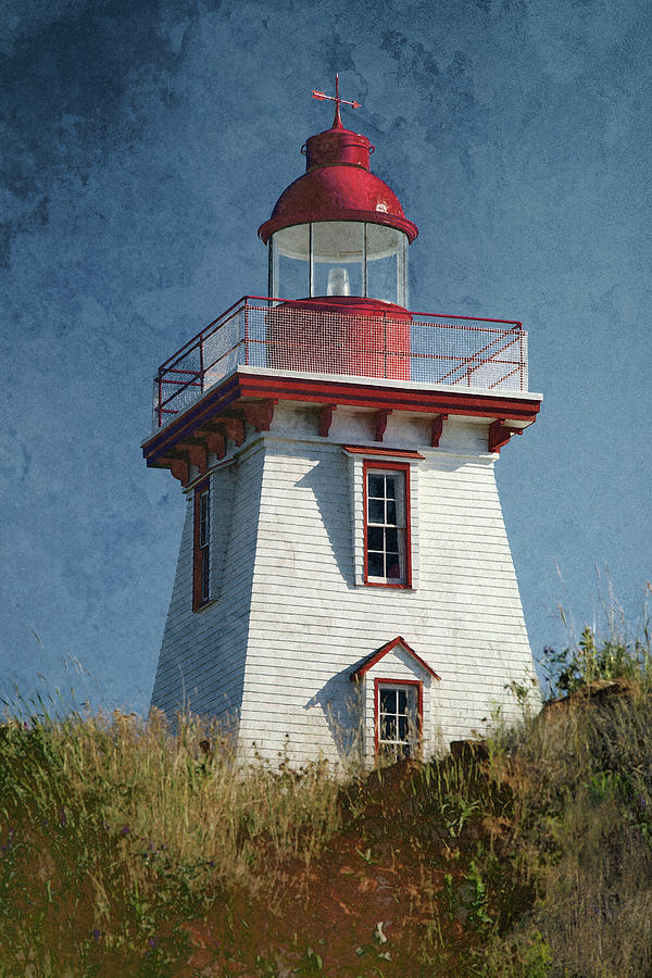 Souris Lighthouse 3 Photograph by WB Johnston