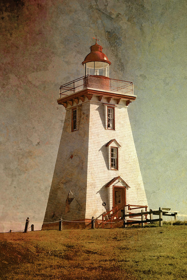 Souris Lighthouse 4 Photograph by WB Johnston
