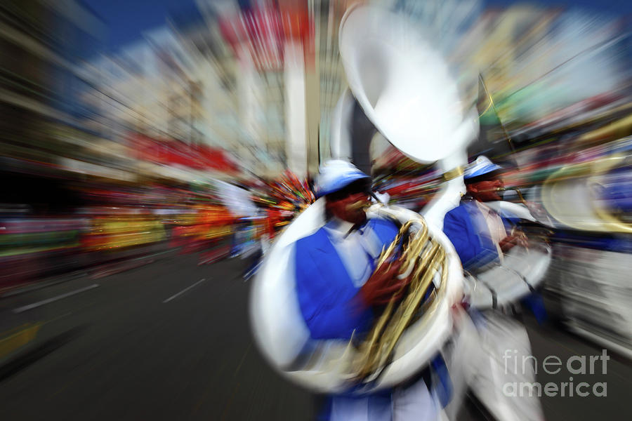 Music Photograph - Sousaphone Energy by James Brunker