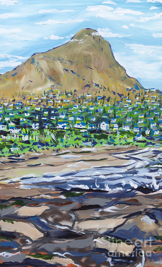 South African Coastline Part Two Painting by Patrick Grills
