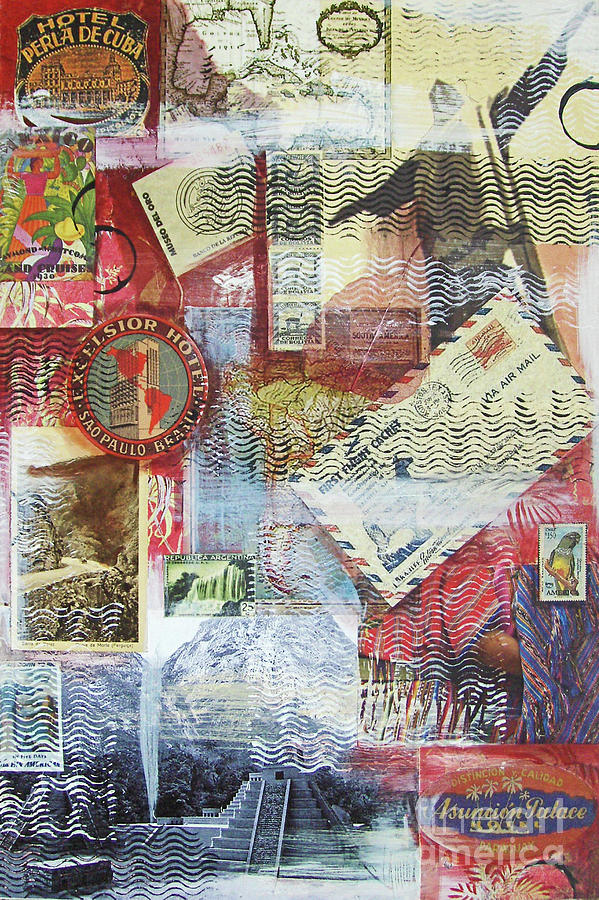 South and Central America Mixed Media by Leigh Banks - Fine Art America