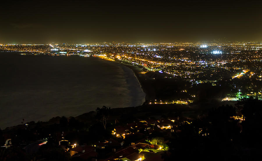 South Bay at Night Photograph by Ed Clark