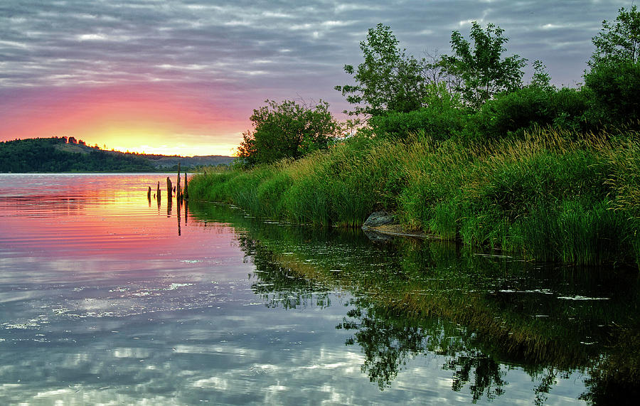 South Bay Sunrise HDR Photograph by Jeff Galbraith