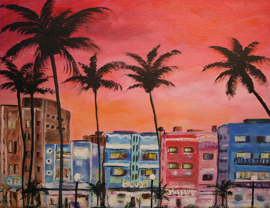 Miami Painting - South Beach by Dyanne Parker