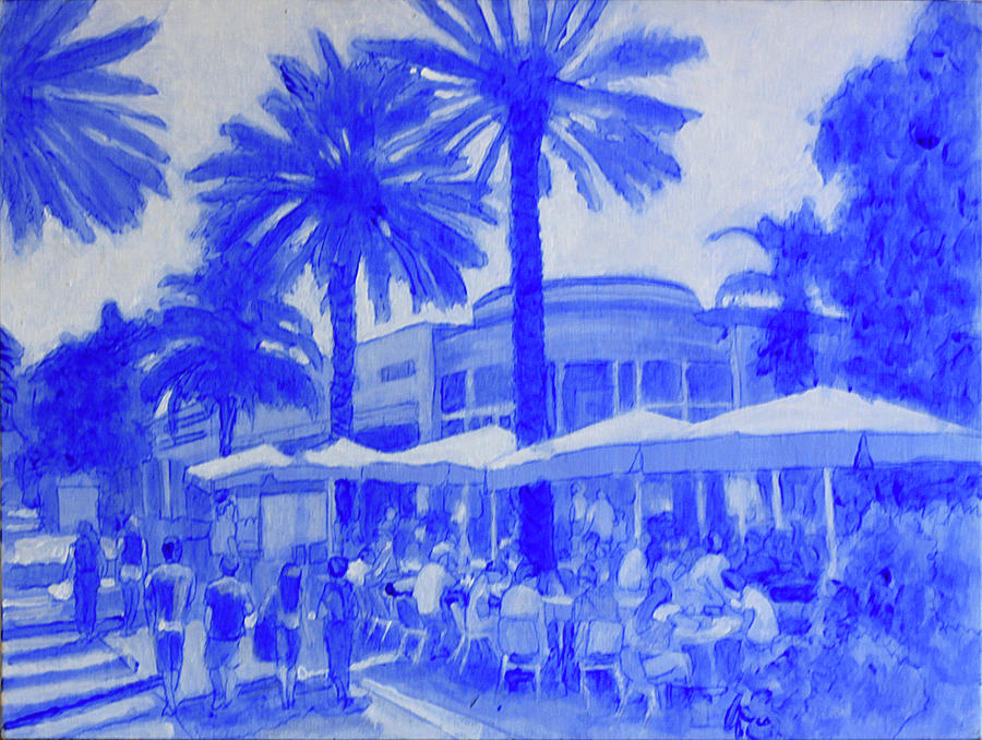 South Beach Excursion Painting by David Zimmerman
