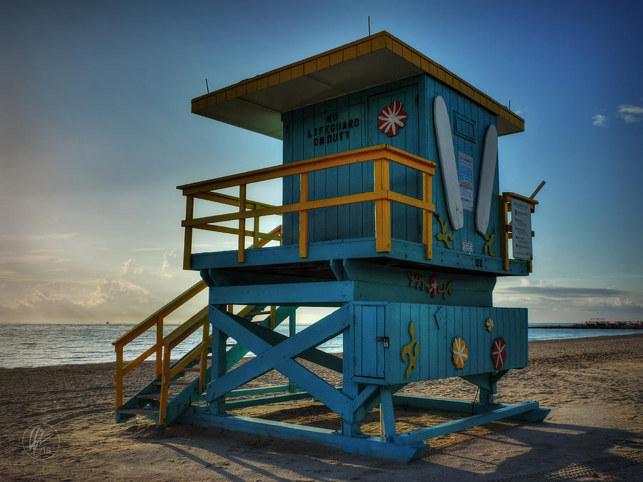 South Beach Lifeguard Station 003 Photograph by Lance Vaughn