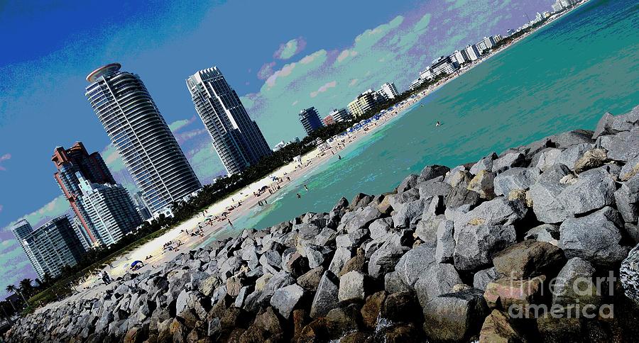 Miami Photograph - South Beach, Miami  by Roesch