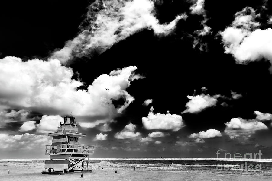 South Beach Noir Photograph by John Rizzuto