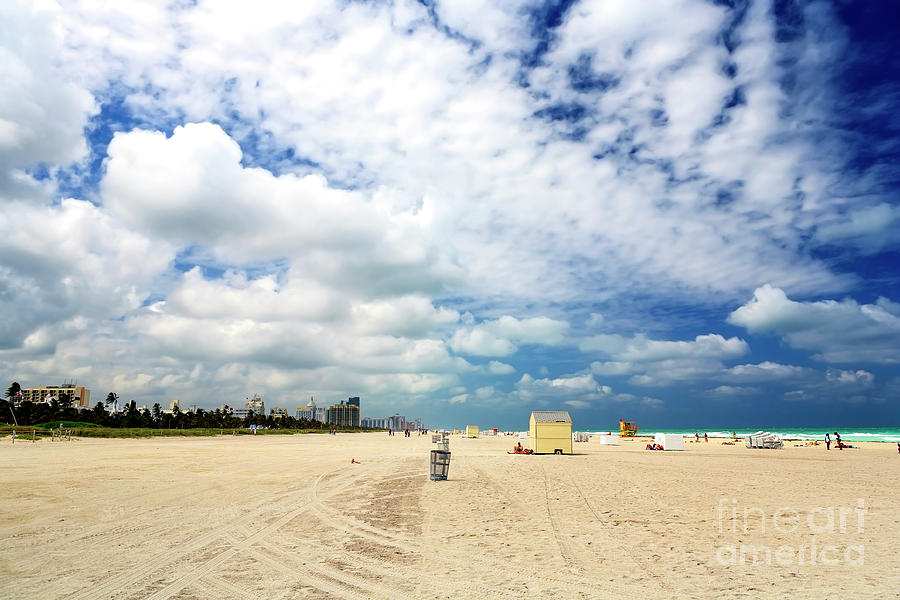 South Beach Sky Photograph by John Rizzuto