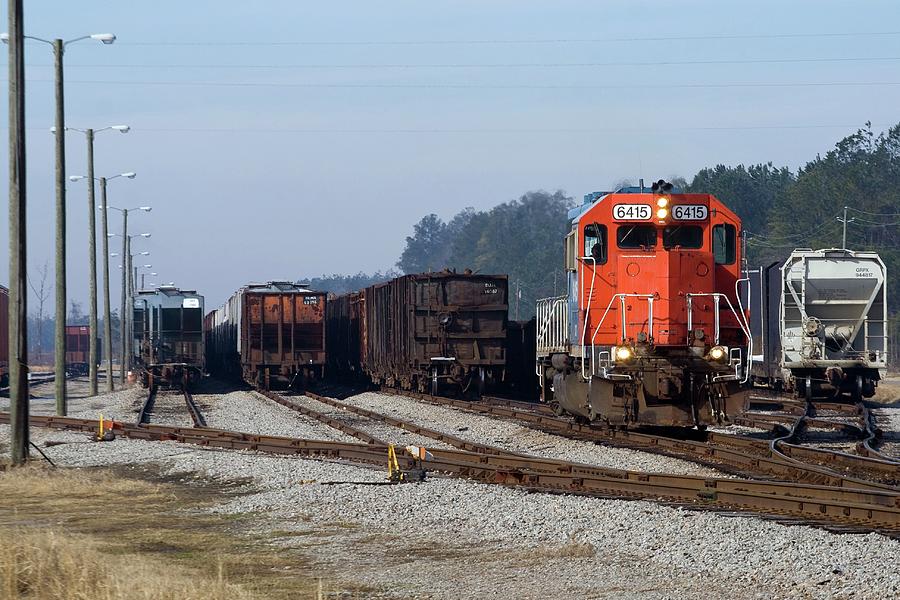 South Carolina Central Railroad 6415 e Photograph by Joseph C Hinson