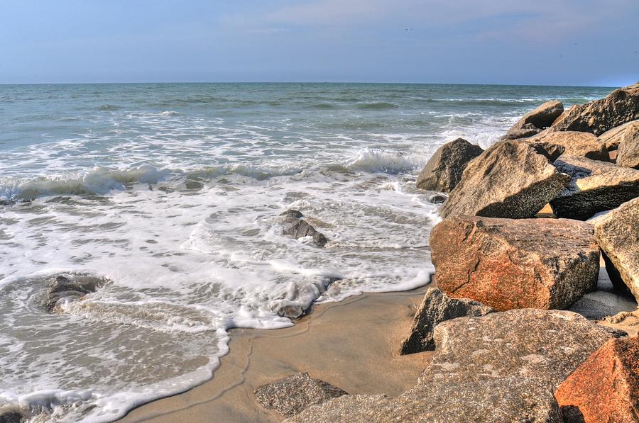 Kure Beach North Carolina Coastline Photograph by Don Wolf