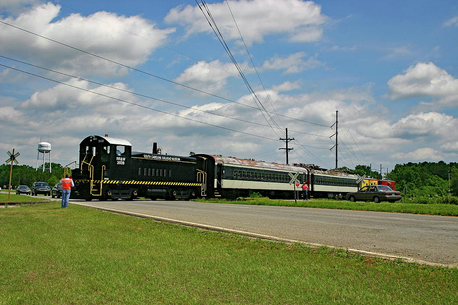 South Carolina Railroad Museum SW7 #2028 Color Photograph by Joseph C Hinson