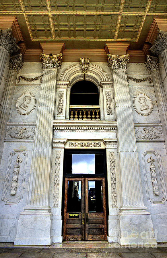 South Carolina State House Entrance Photograph by Michael Eingle