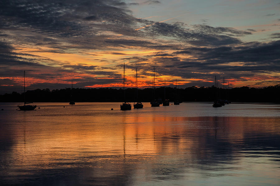 South Carolina Sunset Photograph by John Haldane