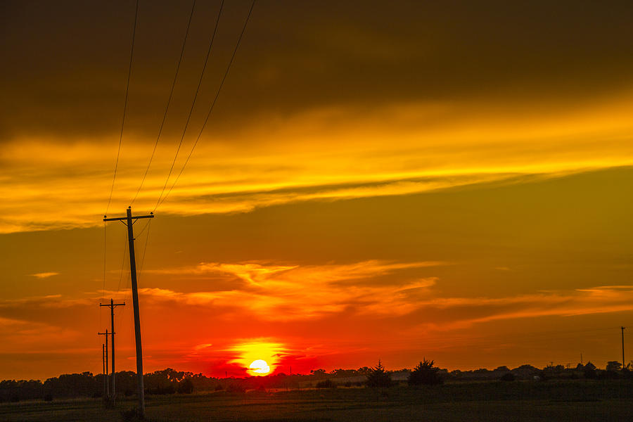 South Central Nebraska Sunset 002 Photograph by NebraskaSC