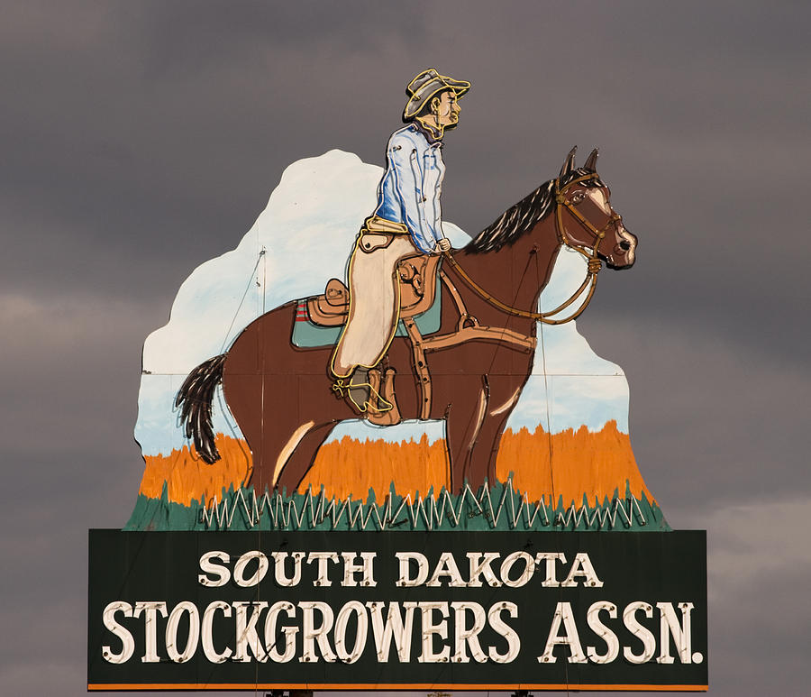 South Dakota Stockgrowers Association Sign Photograph by Grant Groberg