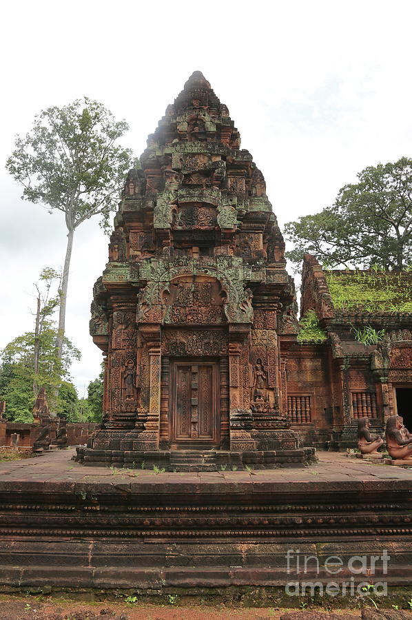 South East Asia Cambodian Temple Siem Riep  Photograph by Chuck Kuhn