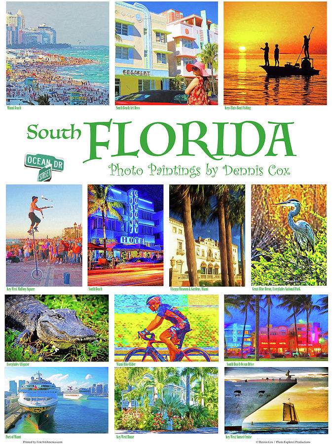 South Florida Poster Photograph by Dennis Cox Photo Explorer