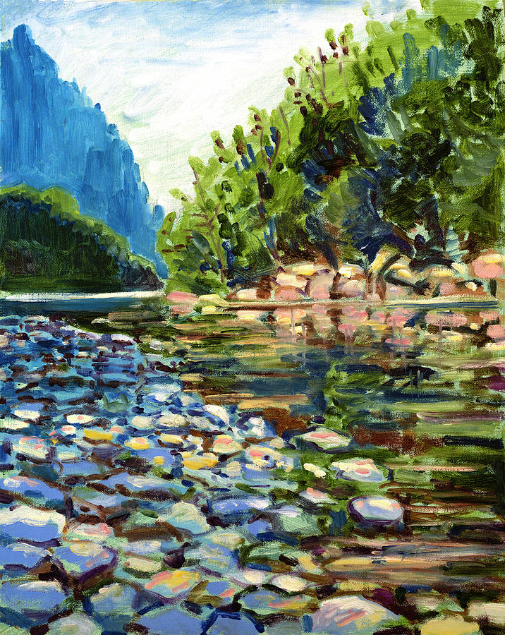Summer Painting - South Fork of the Snoqualmie by Ann Heideman