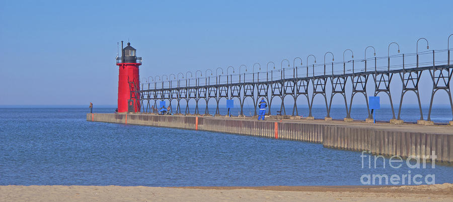 South Haven Blues Photograph by Ann Horn