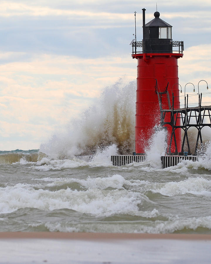 South Haven Lighthouse 2 Photograph by Mike Dickie - Fine Art America