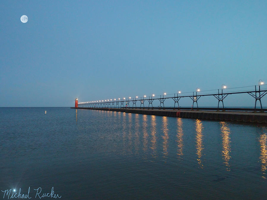 South Haven Lighthouse Photograph by Michael Rucker