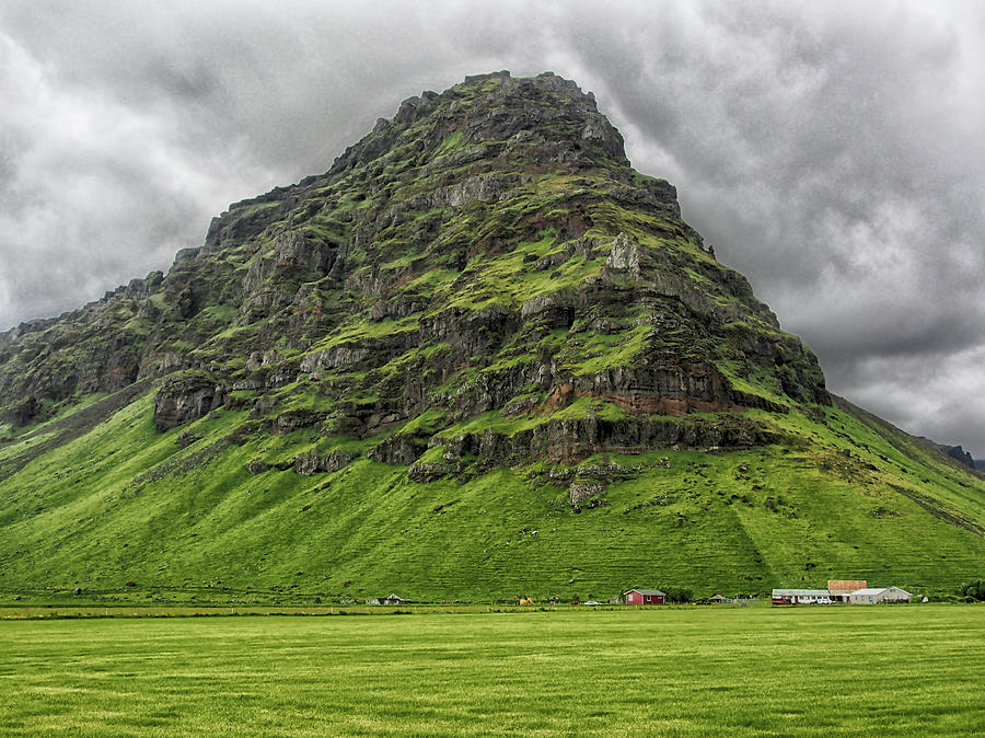 South Iceland Farm Photograph by C H Apperson