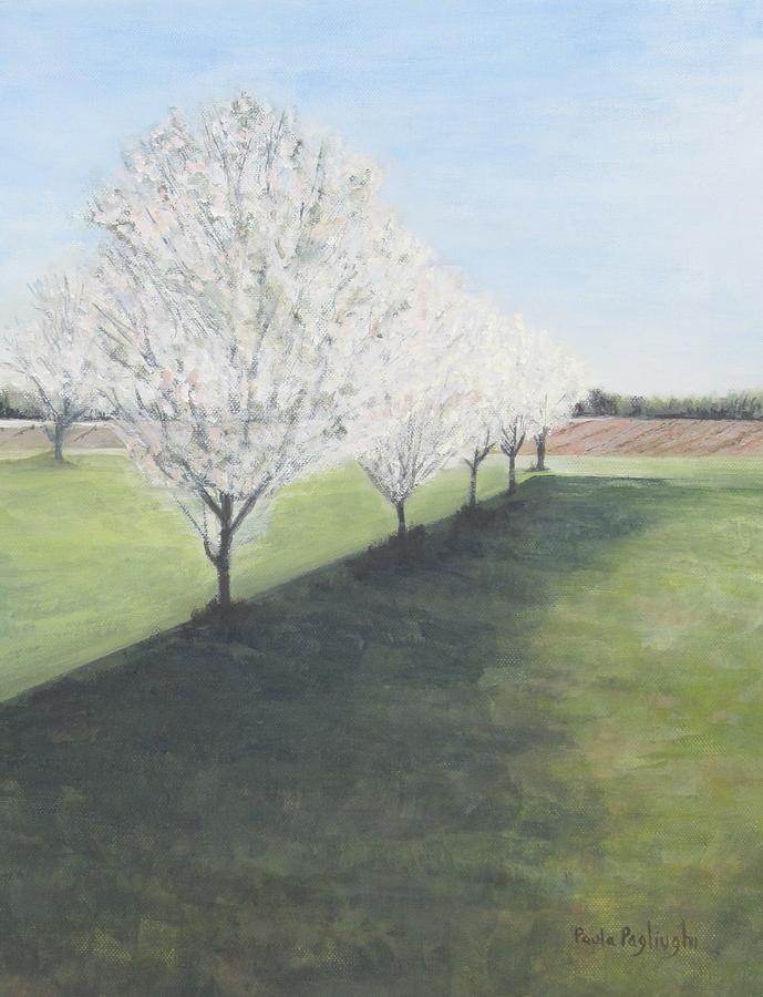 South Jersey Farmland Painting by Paula Pagliughi