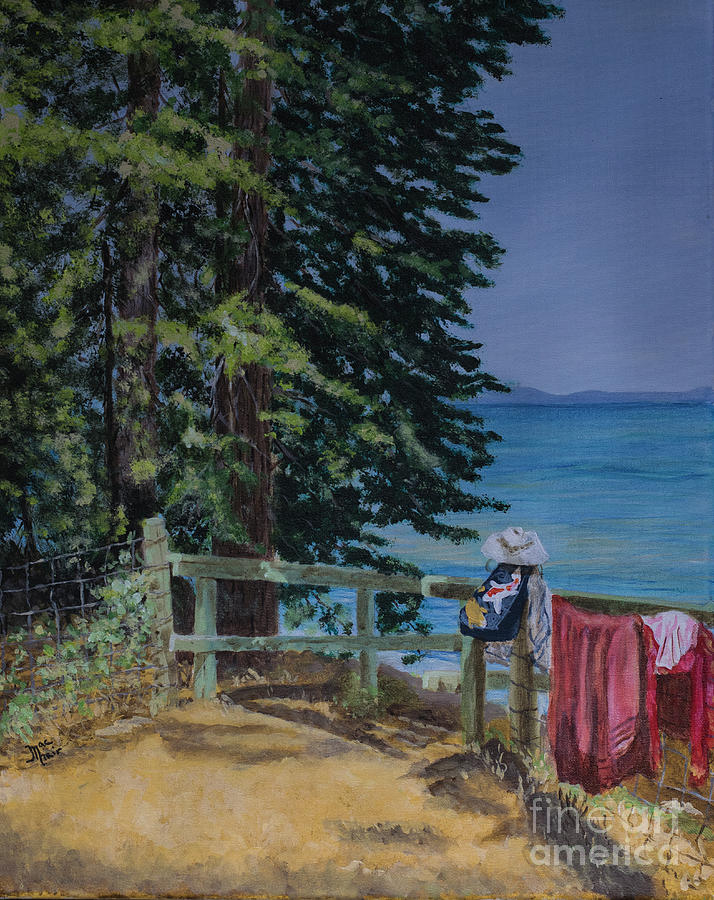Summer Painting - South Lake Tahoe Summer by Jackie MacNair