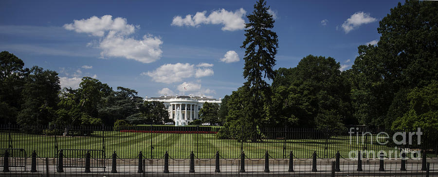White House Photograph - South Lawn - White House by David Bearden White House Photograph - South Lawn - White House by David Bearden