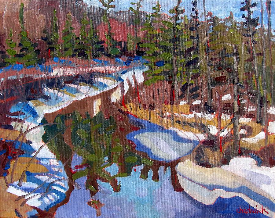 South Magnetawan Midday Painting by Phil Chadwick
