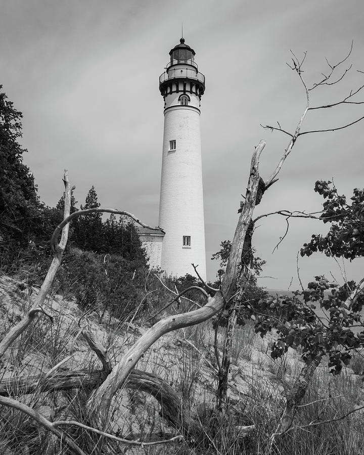South Photograph - South Manitou Island Lighthouse by Kimberly Kotzian South Photograph - South Manitou Island Lighthouse by Kimberly Kotzian