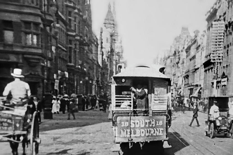 South Melbourne Tram 1900s  Photograph by Miroslava Jurcik