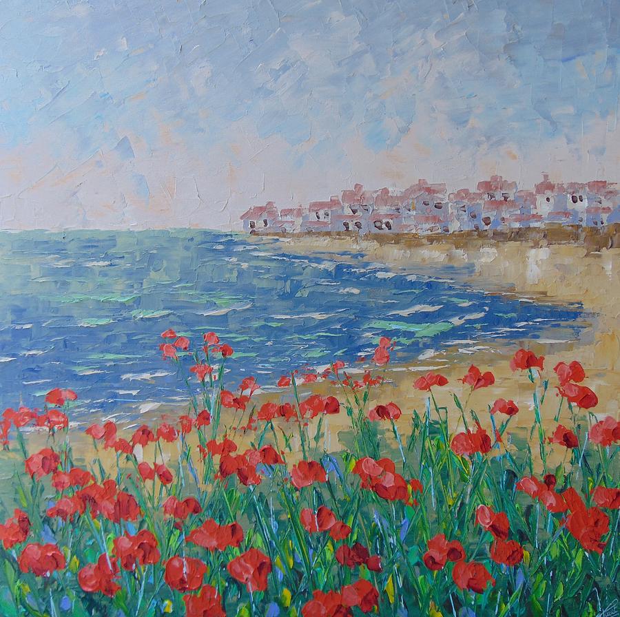 South of France Collioure Painting by Frederic Payet