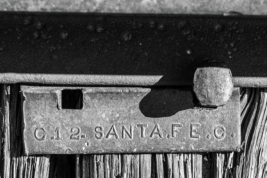 South Orient Railroad Tie Plate Photograph by SR Green