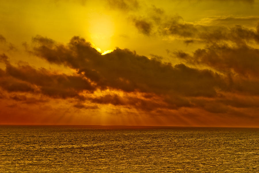 South Pacific Sunset Photograph by Shirley Plath - Fine Art America