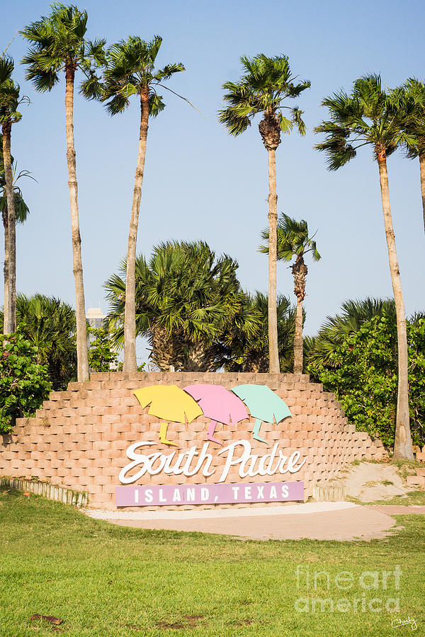 South Padre Island Sign Photograph by Imagery by Charly