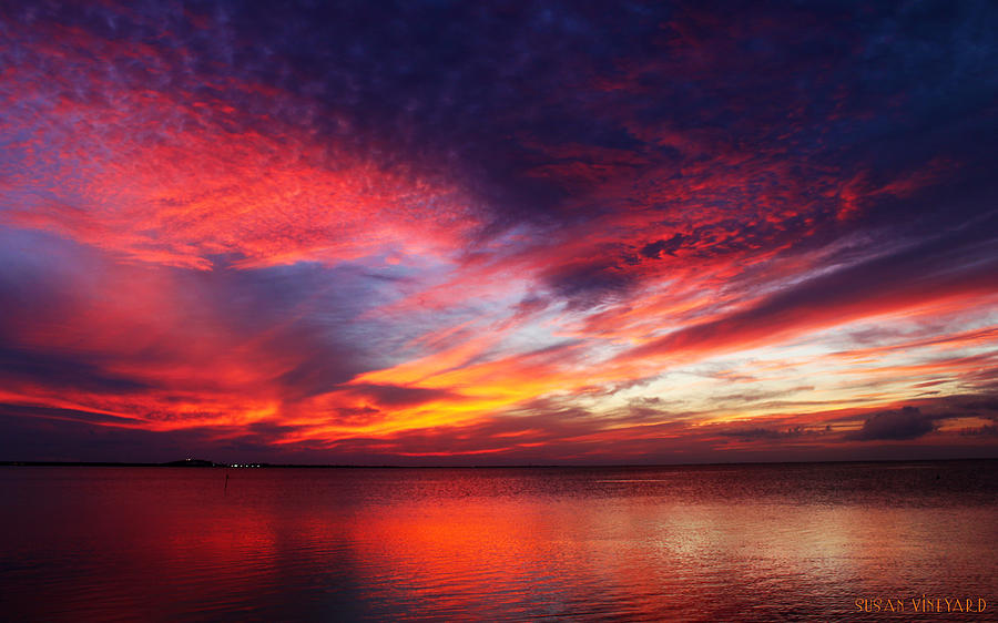 South Padre Sunset #1 Photograph by Susan Vineyard