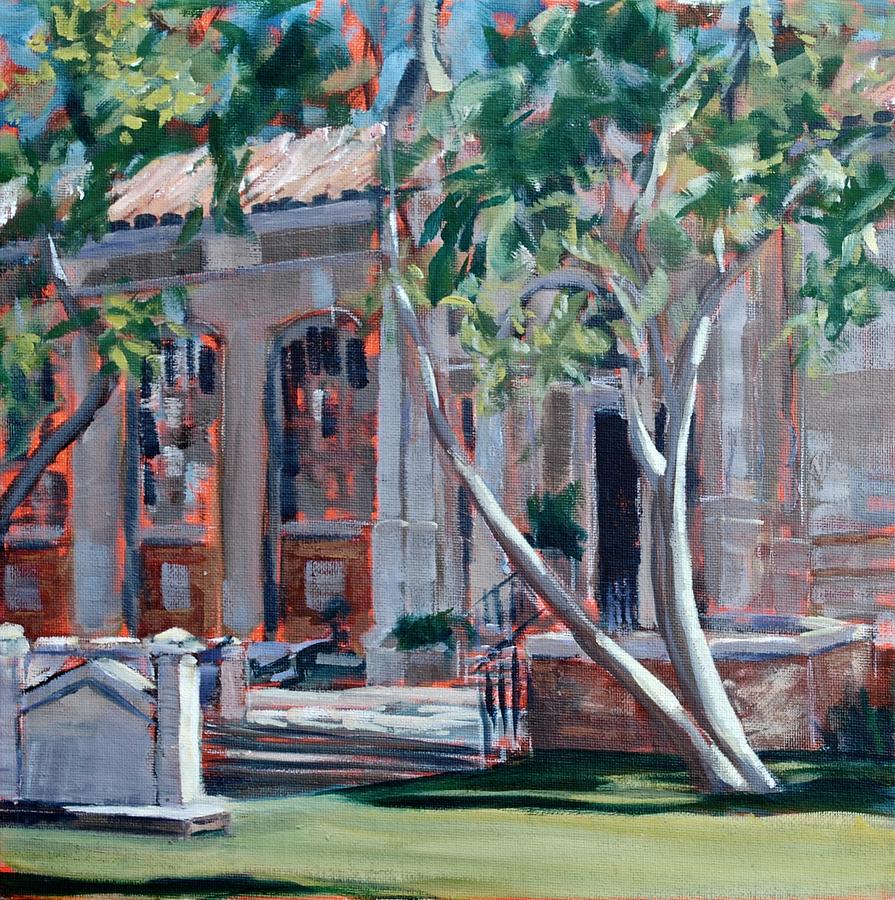 South Pasadena Library Painting by Richard Willson