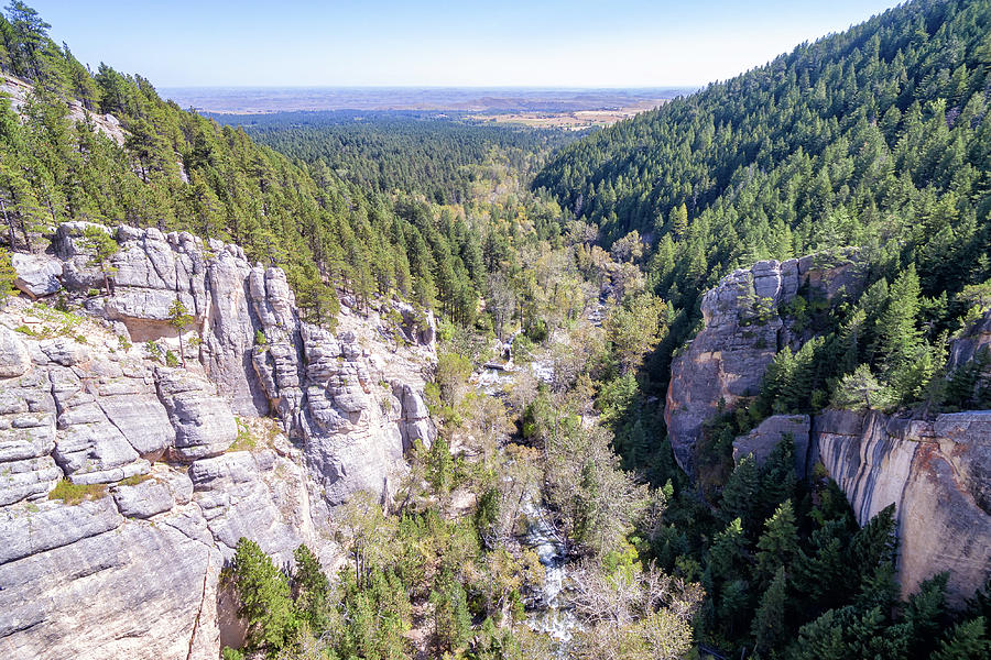 South Piney Canyon Aerial Photograph by Jess Kraft
