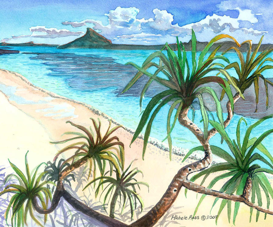 south Sea View Painting by Michele Ross