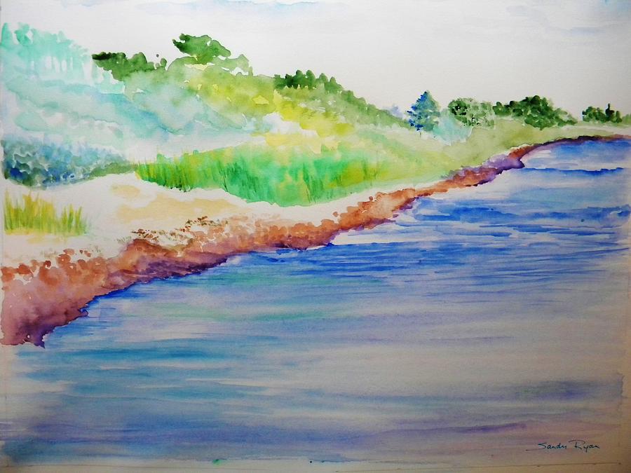 Beach Painting - South Shore by Sandy Ryan